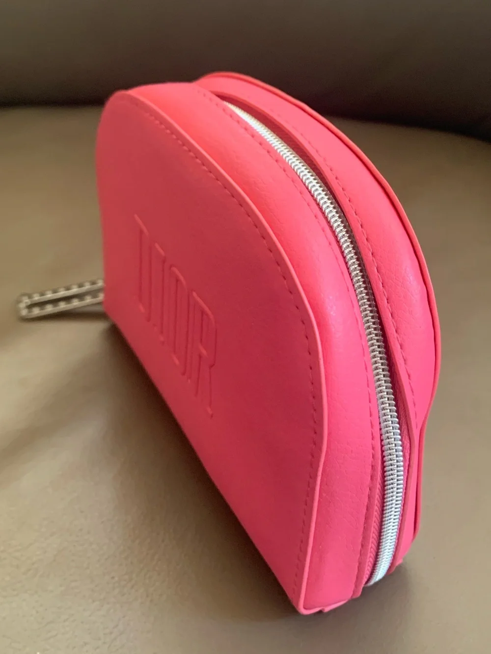 *DIOR BEAUTY EXCLUSIVE * Pink Embossed  Cosmetic Pouch